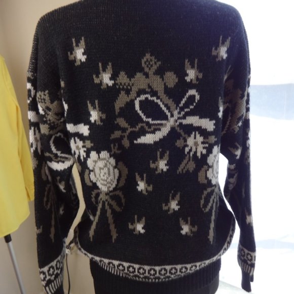 Apostrophe Sweater Ladies SZ LG Blk Make offer - Picture 2 of 5
